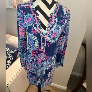 Lilly Pulitzer Long Sleeve Dress Used great condition Size M